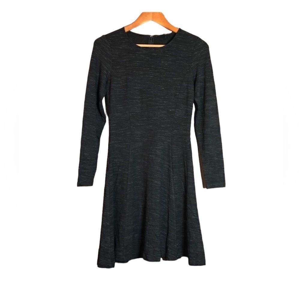 Dalia dark grey t shirt material dress